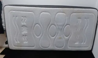 Colchón + Base Tapizada + Almohada