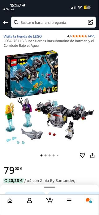 Lego Batman Bat-Submarino