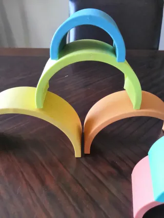 Arco iris Bio Regenboog 7 piezas