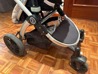 Carrito bebé beige buen estado