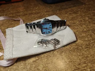 Reloj Lotus Mujer Azul/Plateado Casi Nuevo