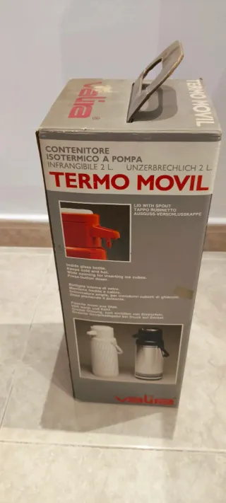 Termo Móvil Valira 2L Rojo/Blanco