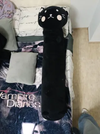 Peluche Gato Negro Largo