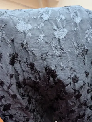 Vestido Zara Negro Estampado