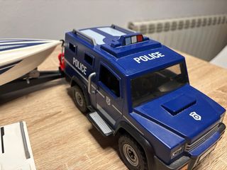Playmobil 2 coches y lancha