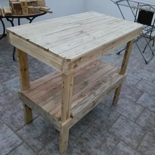 Bancada de madera para carpintería/bricolaje.