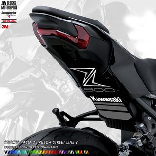 Adesivi soto codone Kawasaki Z900 Z900E 2025-2026