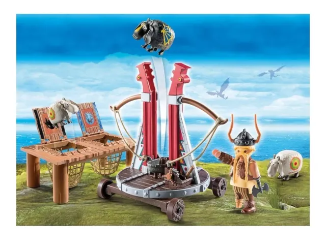 Playmobil 9461 Dragons Bocón Catapulta