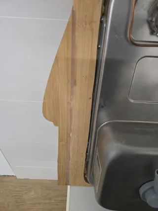 Encimera bambú para Camper Fiat ducato,boxer,jampe