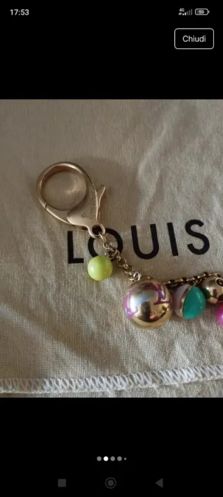 Portachiavi Louis Vuitton originale