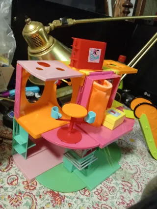 Casa Polly Pocket con scivolo e accessori