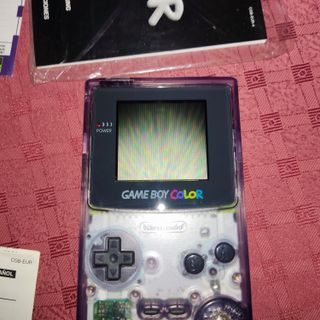 Nintendo Game Boy Color Morado Transparente