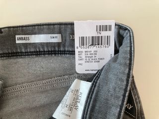 Replay Anbass. Pantalón vaquero slim. W33 L34