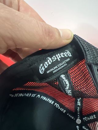 Gorra Trucker Godspeed 4ever Negra y Verde