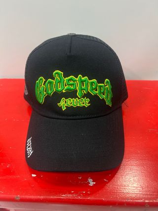 Gorra Trucker Godspeed 4ever Negra y Verde