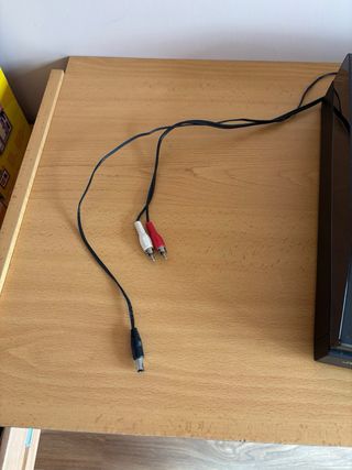 Tocadiscos JVC Negro, antiguo, años 90.