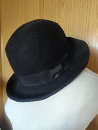 Sombrero cloché mujer lana 100%