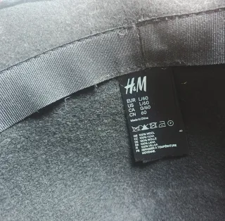 Sombrero cloché mujer lana 100%