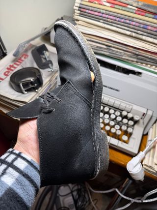 Clarks Desert Boot Uomo Nere Taglia 43