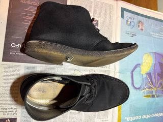 Clarks Desert Boot Uomo Nere Taglia 43