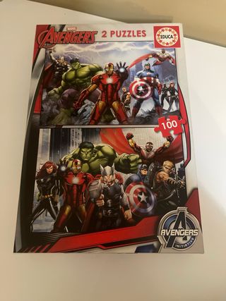 Puzzle Vengadores 2x100 piezas Educa