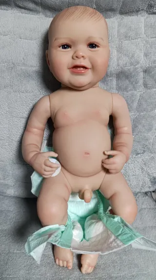 Muñeca Reborn Niño Vinilo 52cm Nuevo