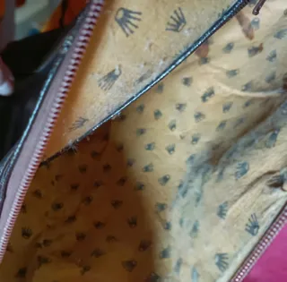 Bolso vintage cuero marrón