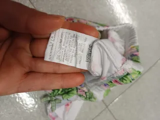 Pantaloni bambina 30 mesi fantasia floreale