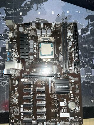 Placa Biostar + Fuente 500W + i5 8400