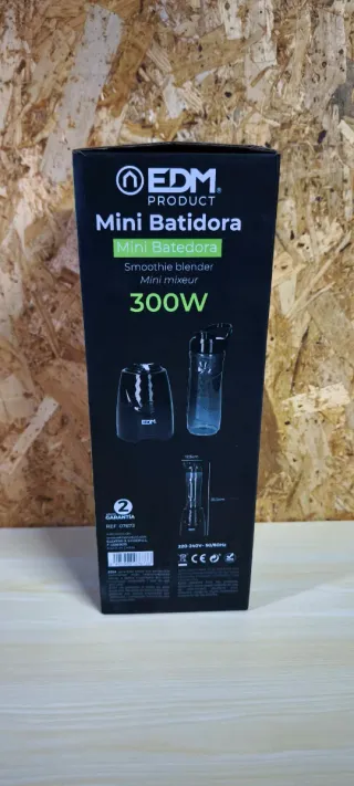 Batidora Smoothie EDM Negra Nueva