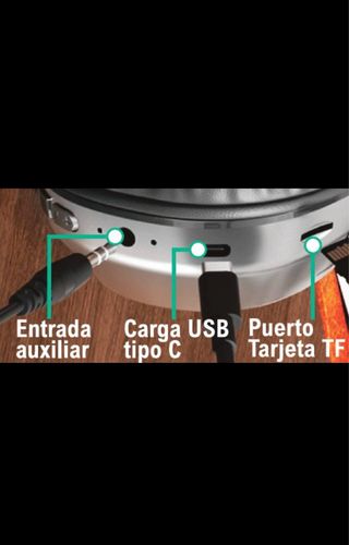 Auriculares Bluetooth Stock Líder Diseño Retro