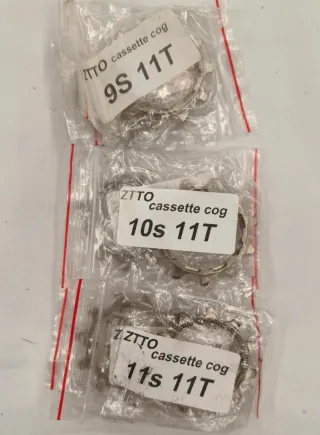 Piñones acero para cassettes 9, 10 y 11 velocidade