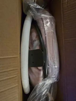 Mecedora eléctrica para bebé rosa