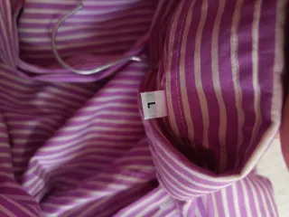 Camicia uomo righe lilla e bianche Madame Claire