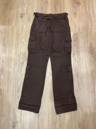 Lote 3 pantalones cargo (marrón, verde, rosa)