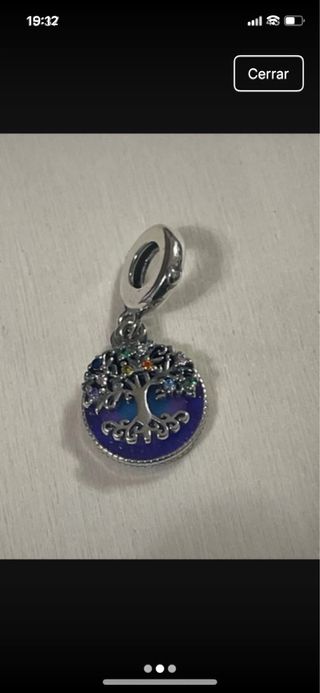 Charm Baño Plata Árbol de la Vida