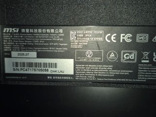 Monitor MSI Negro