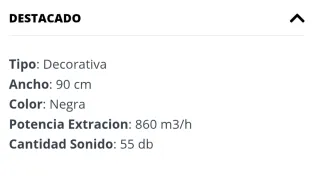 Campana Decorativa Balay 90cm 3BC897NC