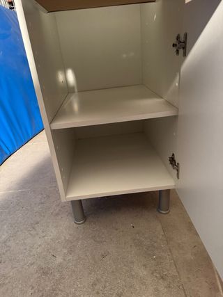 Mueble blanco cocina/oficina