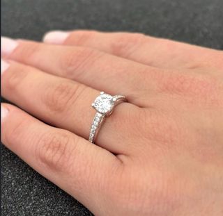 Anillos Oro Blanco/Amarillo Diamantes Natu/Lab