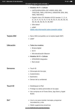 Apple iPad Air 3ª Gen 2019 Plata