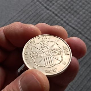 MONEDA DE PLATA 100 PESETAS ESPAÑA 1966 19-66, AU.