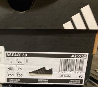 Zapatillas Adidas VS Pace Hombre Negras/Grises