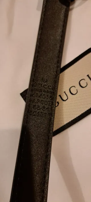 Cinturón Gucci Mujer Negro y Dorado