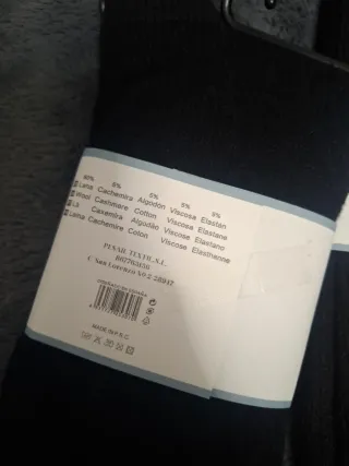 2 Pares Calcetines Lana y Cachemira 40-47