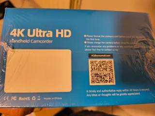 Videocamera Camworld AC11 4K Ultra HD nuova.