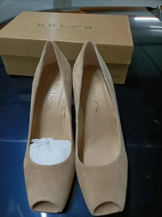 Zapatos Unisa NAELA KS SKIN Beige Talla 39