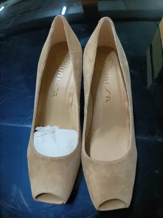 Zapatos Unisa NAELA KS SKIN Beige Talla 39