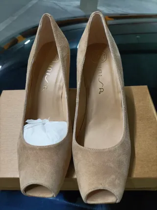 Zapatos Unisa NAELA KS SKIN Beige Talla 39