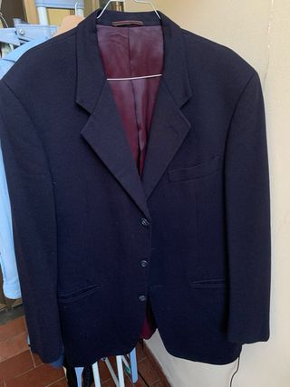 Corneliani Blazer in Lana & Cashmere Nero size48